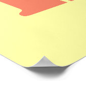 Boutique-Handelszeichen, Einzelhandelsmarken-Besch Poster (Ecke)