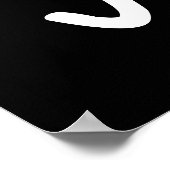 Boutique-Handelszeichen, Einzelhandelsmarken-Besch Poster (Ecke)