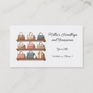 Boutique-Handtaschen-Accessoires Visitenkarte