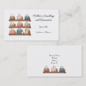 Boutique Handtaschenzubehör Visitenkarte (Vorne/Hinten)
