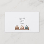 Boutique Handtaschenzubehör Visitenkarte (Rückseite)