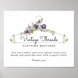 Boutique Handwaschbad Poster