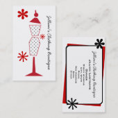 Boutique im Bekleidungsgeschäft - Polka Dot Manneq Visitenkarte (Vorne/Hinten)