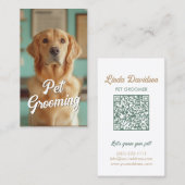 Boutique Labrador Portrait Visitenkarte (Vorne/Hinten)