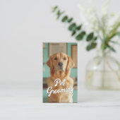 Boutique Labrador Portrait Visitenkarte (Stehend Vorderseite)