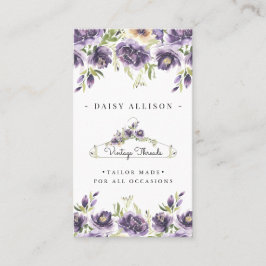 Boutique | Logo für Blumenbekleidung Visitenkarte