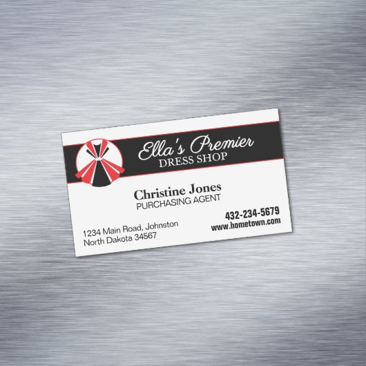 Boutique Magnetische Visitenkarte (Beispiel)