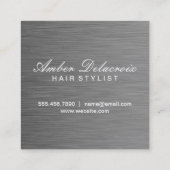 Boutique | Moderner Luxe Quadratische Visitenkarte (Rückseite)