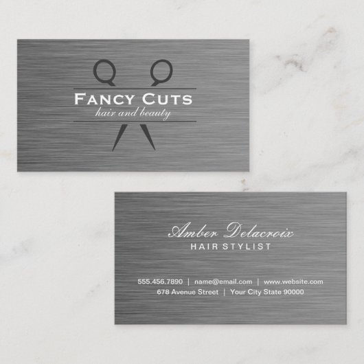 Boutique | Moderner Luxe Visitenkarte (Vorne/Hinten)