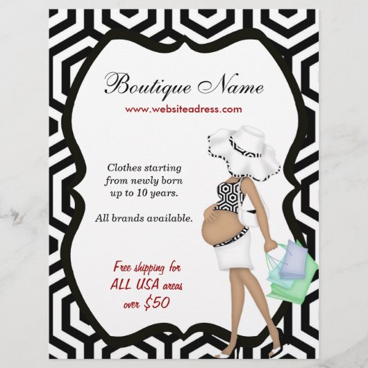 Boutique online flyer (Vorne)