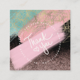 Boutique Online Schrank Second-Hand-Kleidung Gesch Quadratische Visitenkarte