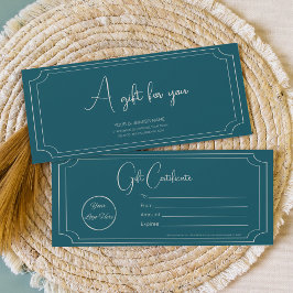 Boutique Petroleumgeschenkgutschein