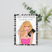 Boutique-Postkarten Postkarte (Stehend Vorderseite)