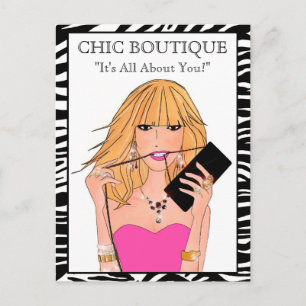 Boutique-Postkarten Postkarte