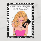 Boutique-Postkarten Postkarte (Vorderseite)