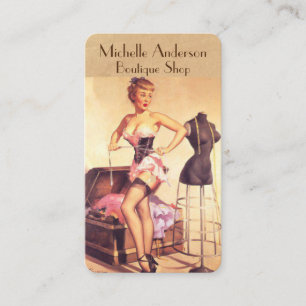 Boutique-Salon Mode-Stylist Visitenkarte