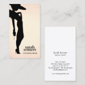 Boutique-Shop , Modemodell Visitenkarte (Vorne/Hinten)