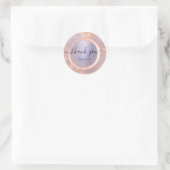 Boutique Shop Rose Runder Aufkleber (Tasche)