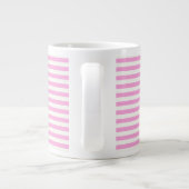 Boutique Streifen rosa - Jumbo-Tasse (Rückseite)