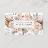 Boutique Terracotta Vielen Dank Begleitkarte (Vorderseite)