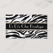 Boutique- und Gemis-Visitenkarten Visitenkarte (Rückseite)