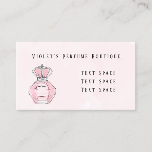 Boutique Visitenkarte (Vorderseite)