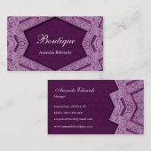 Boutique - Visitenkarte (Vorne/Hinten)