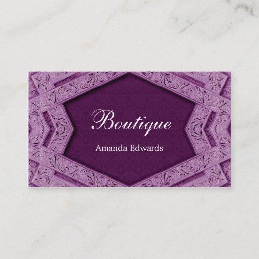 Boutique - Visitenkarte (Vorderseite)