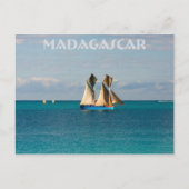 Boutre à Madagascar Postkarte (Vorderseite)