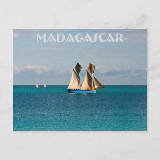 Boutre à Madagascar Postkarte (Vorderseite)