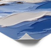 Bouvier des Flandres Christmas Boat Holiday Poster (Ecke)