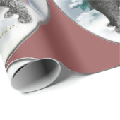 Bouvier des Flandres Christmas Geschenkpapier (Rolleneckpunkt)