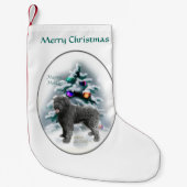 Bouvier des Flandres Christmas Kleiner Weihnachtsstrumpf (Vorderseite)