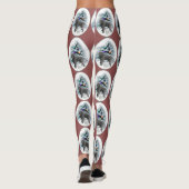 Bouvier des Flandres Christmas Leggings (Rückseite)
