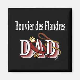 Bouvier des Flandres dad Magnet