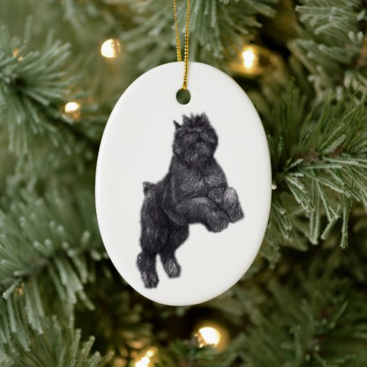 Bouvier des Flandres Dog Kunst, Dichtung und Musik Keramik Ornament (Baum)