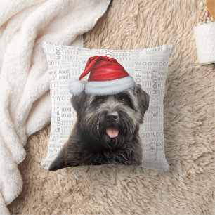 Bouvier des Flandres Dog Lover Weihnachtsfeiertag Kissen