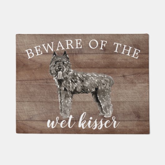 Bouvier des Flandres Dog Personalisiert Dog Mat Fußmatte (Vorderseite)