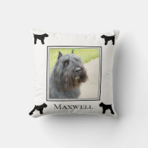 Bouvier des Flandres Foto Silhouette Personalisier