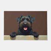 Bouvier des Flandres Fußmatten Kunst Fußmatte (Vorderseite)