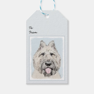 Bouvier des Flandres Gemälde - Originale Hundekuns Geschenkanhänger