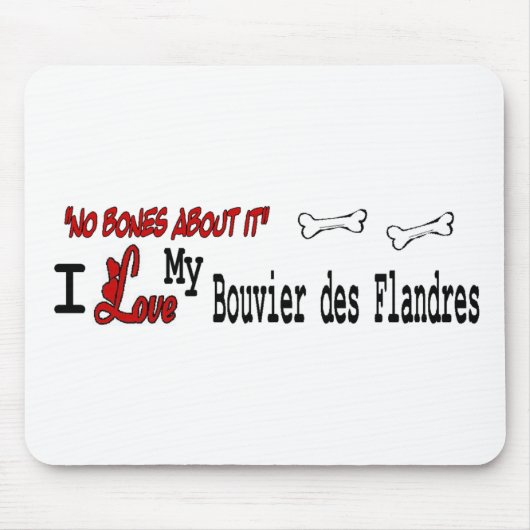 Bouvier des Flandres Geschenke Mousepad (Vorne)