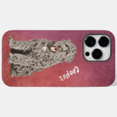 Bouvier des Flandres Grunge Case-Mate iPhone Case (Rückseite (Horizontal))