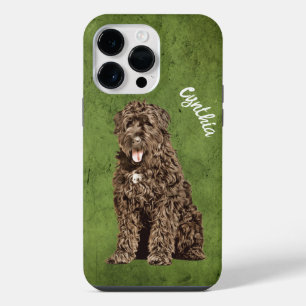 Bouvier des Flandres Grunge iPhone 14 Pro Max Hülle
