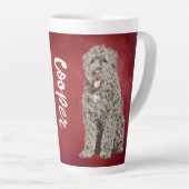 Bouvier des Flandres Grunge Milchtasse (Rechte Ecke)