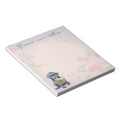 Bouvier des Flandres Herz Mama Notepad Notizblock (angewinkelt)