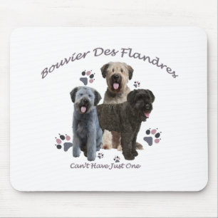 Bouvier des Flandres kann nicht nur einen haben Mousepad
