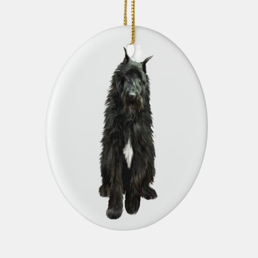 Bouvier des Flandres Keramik Ornament (Rechts)