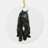 Bouvier des Flandres Keramik Ornament (Vorne)