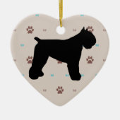 Bouvier des Flandres Keramikornament (Vorne)